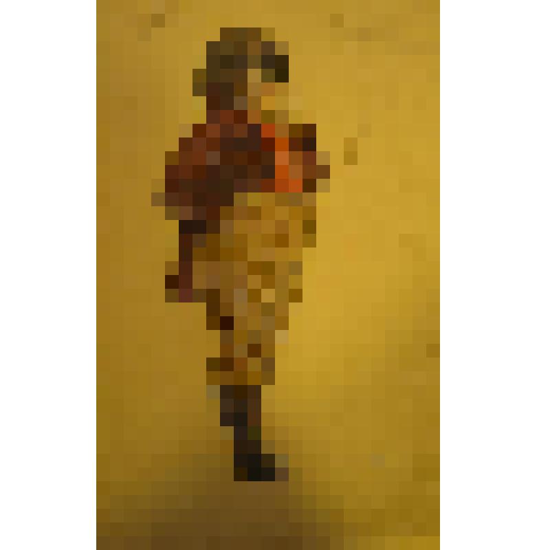 Эскиз мужского костюма. Господин на рынке. №46. "Дочь мадам Анго" (Режиссёр В.В. Лужский, худ. рук. Немирович-Данченко. Премьера 1920 г.). Москва, Музыкальная студия МХТ