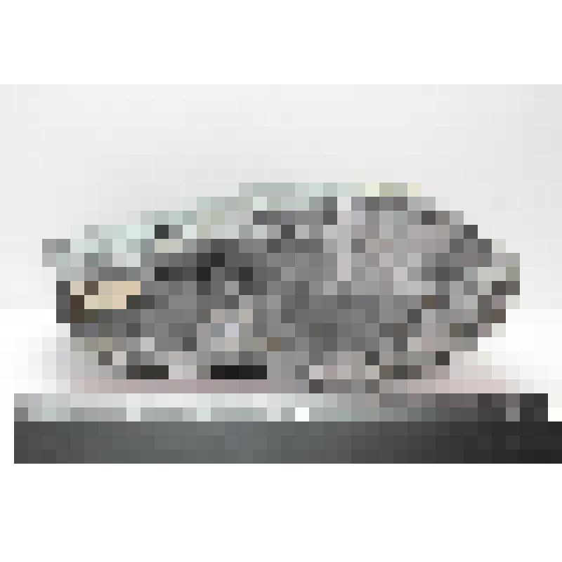 Руда. Кварцево-сурьмяная порода, орудененная мелко и средне кристаллическим антимонитом. Содержание сурьмы в образце около 20 %