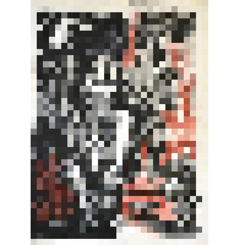 Монотипия "Осип Мандельштам и Иосиф Сталин"