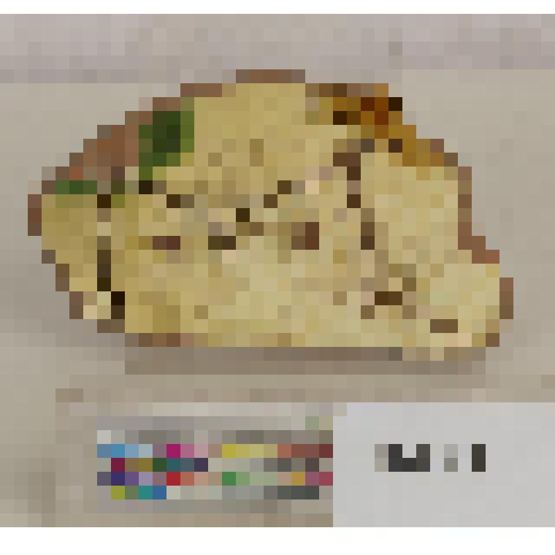 Фрагмент донца большого красноглиняного блюда