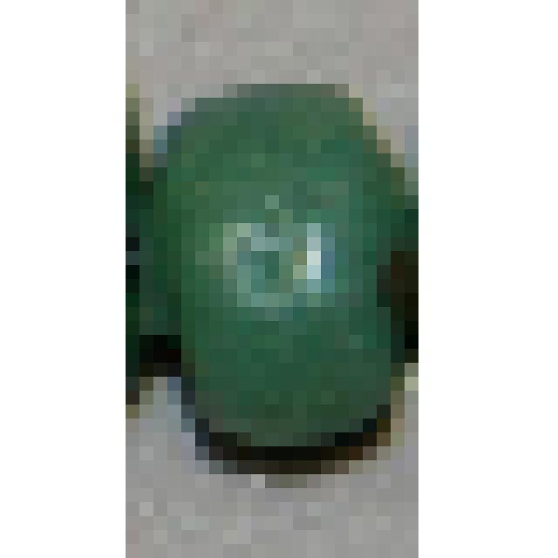 Бисер зеленый круглый уплощенный, №384 в низке