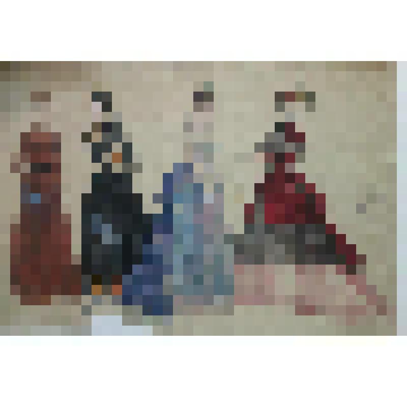 Эскиз костюмов. Четыре женских костюма. "Без вины виноватые"