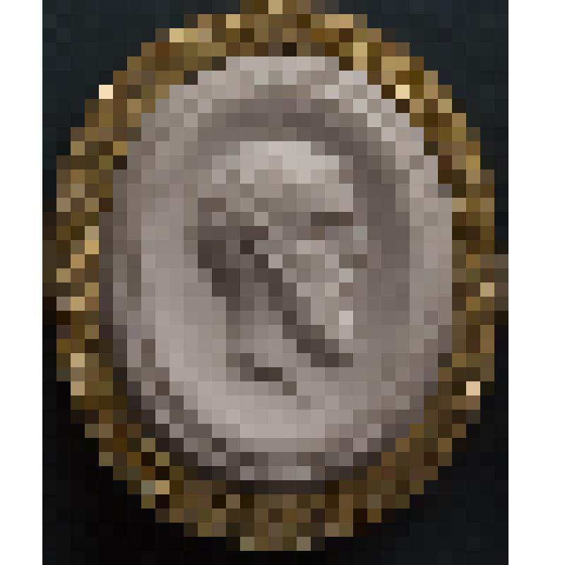 Гемма. Слепок. Голова мужчины вправо