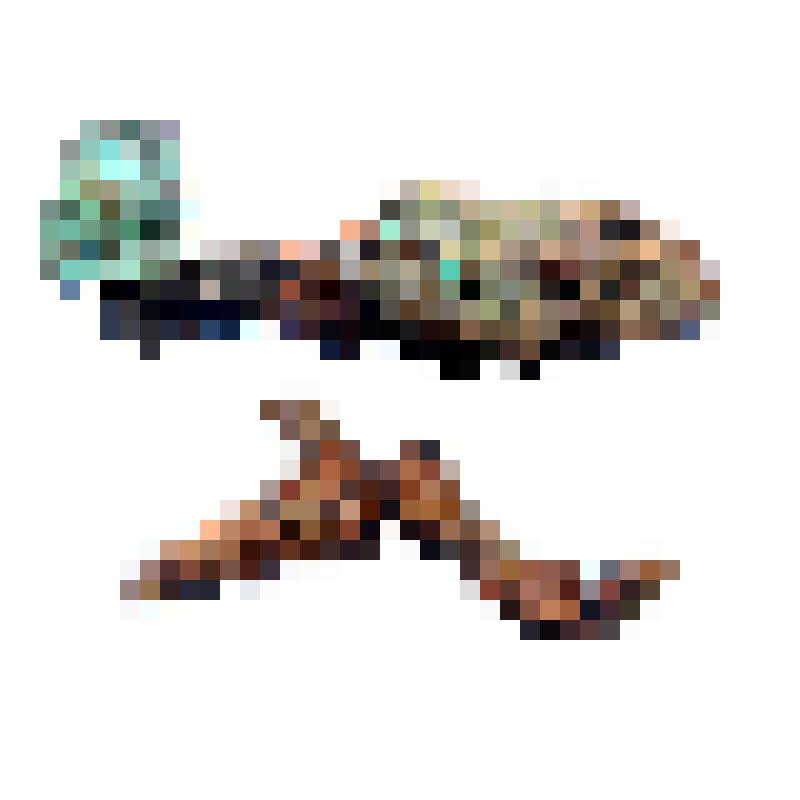 Фрагмент стержня c заклепками