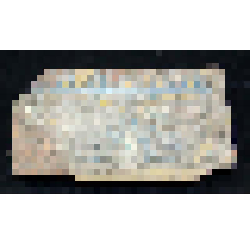 Изразец печной карнизный рельефный трехцветный