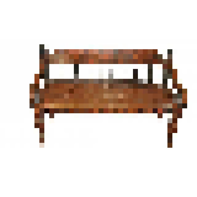 Диван деревянный с раскраской