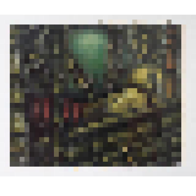 «Ибо сказано было «построй лодку…» или бамбуковый рай».2008. Из серии «Сон Чёрного монаха рождает…»