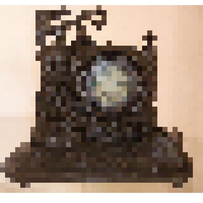 Часы с чернильницей "ПОГРАНИЧНИК С СОБАКОЙ" (Антикварные, настольные )