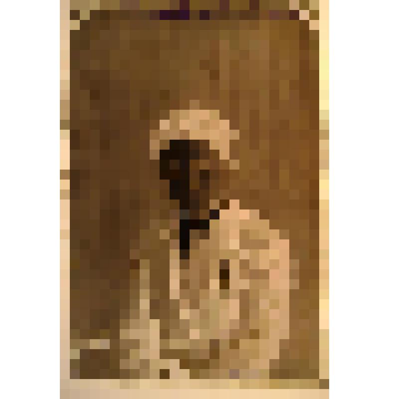 Негатив. Портрет поясной молодого человека