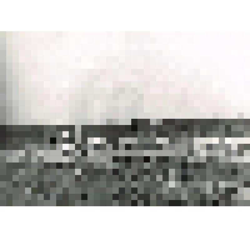 Фотография чёрно-белая. Вахтовый посёлок КЛПХ "Заря"