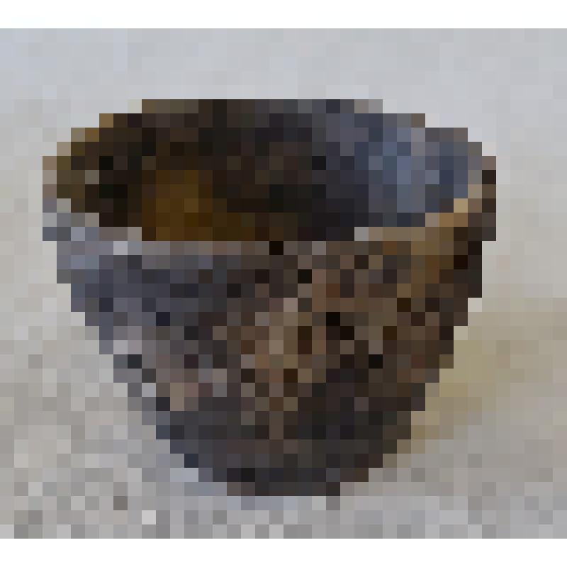 Сосуд баночной формы с «ёлочным орнаментом»