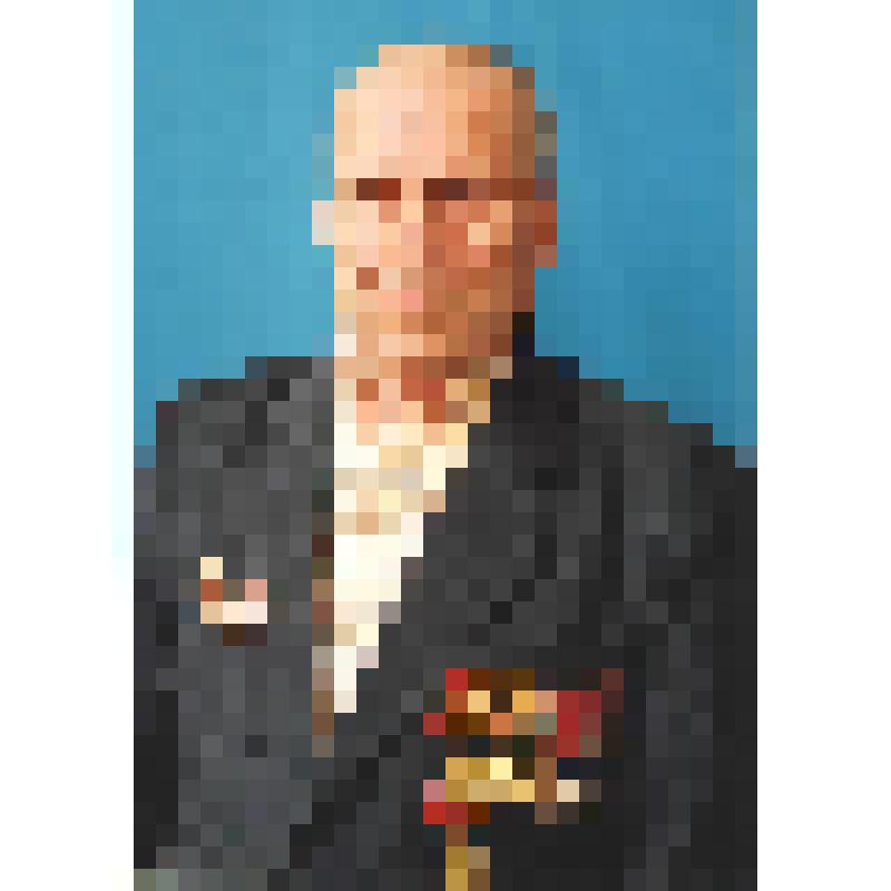 Фотография цветная. Портрет. Лысак Василий Касьянович, ветеран ВОВ, житель Югорска-2