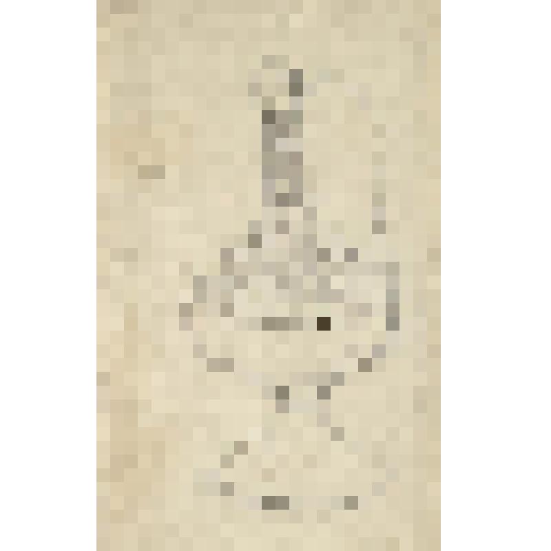 Зарисовка дагестанского кувшина. Из альбома зарисовок «Дагестанские экспедиции Шиллинга 1939-1943 гг.» Часть 1. Чеканка и гравировка на медных кувшинах в селении Гоцатль. Орнамент на железных дверных кольцах в селении Хунзах