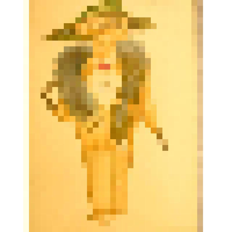 Эскиз куклы. "Профессорша". Театр кукол. "Разбойник". Кострома