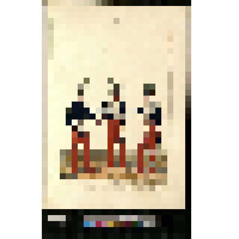 Старший и младшие офицеры егерей сицилийской королевской гвардии в полной форме