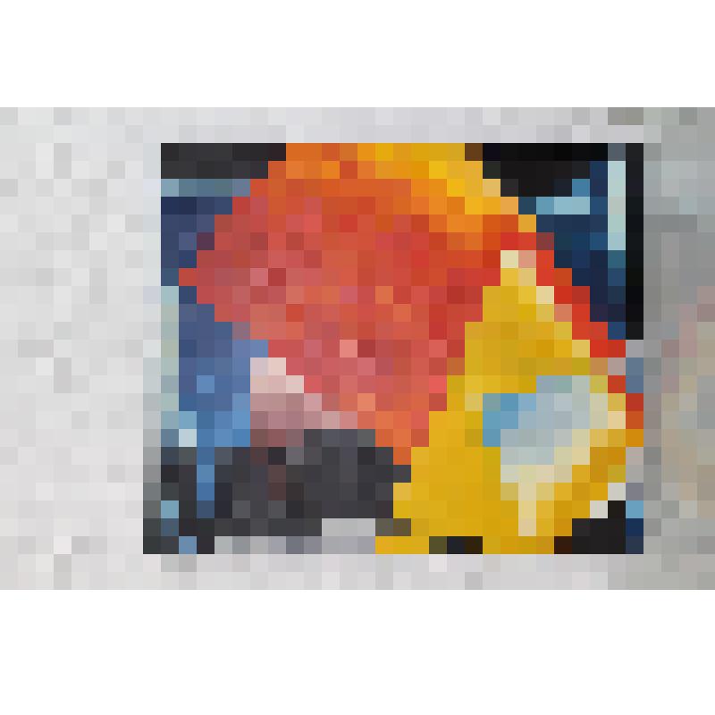 Копия картины Любови Поповой "Живописная архитектоника. Красное с синим". Дина Казырбаева