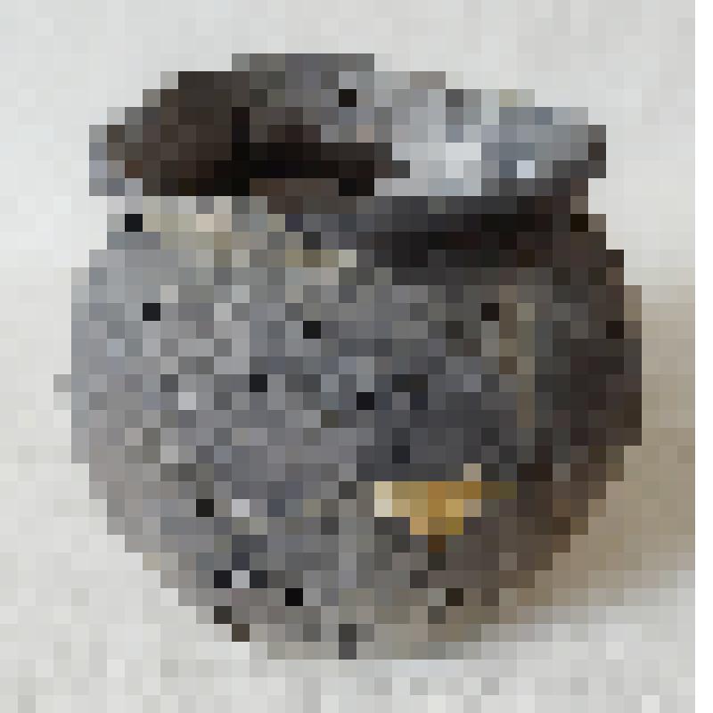 Сосуд лепной с выпуклыми боками, с низким горлом и отогнутым венчиком