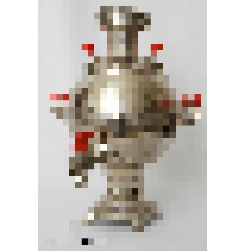 Самовар электрический в форме "Петуха" с надписью "Самовар кипит - уходить не велит"