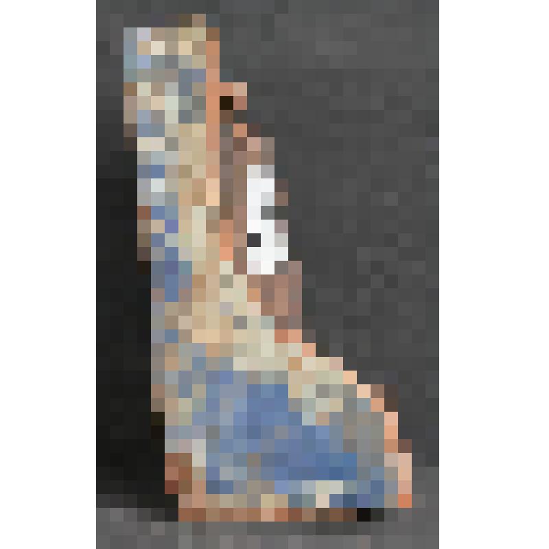 Изразец печной угловой стенной расписной. Фрагмент: левый край