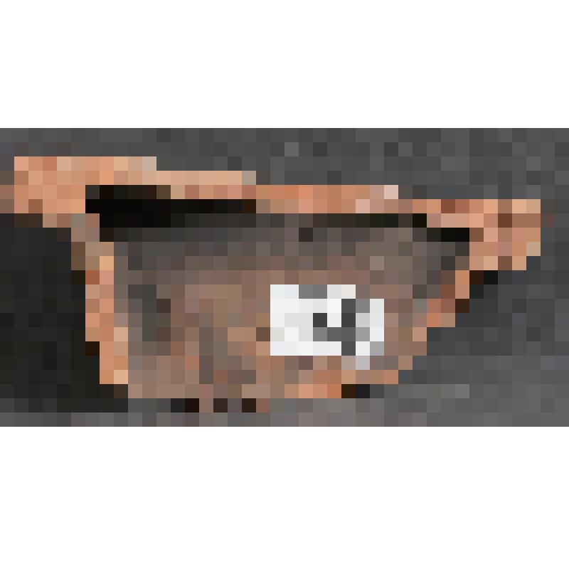 Изразец печной угловой стенной расписной. Фрагмент: левый край