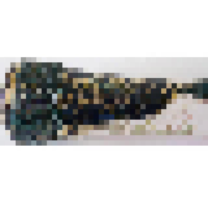 Вилка сервировочная для салата, ручка керамическая с цветочным рисунком в стиле "Прованс"