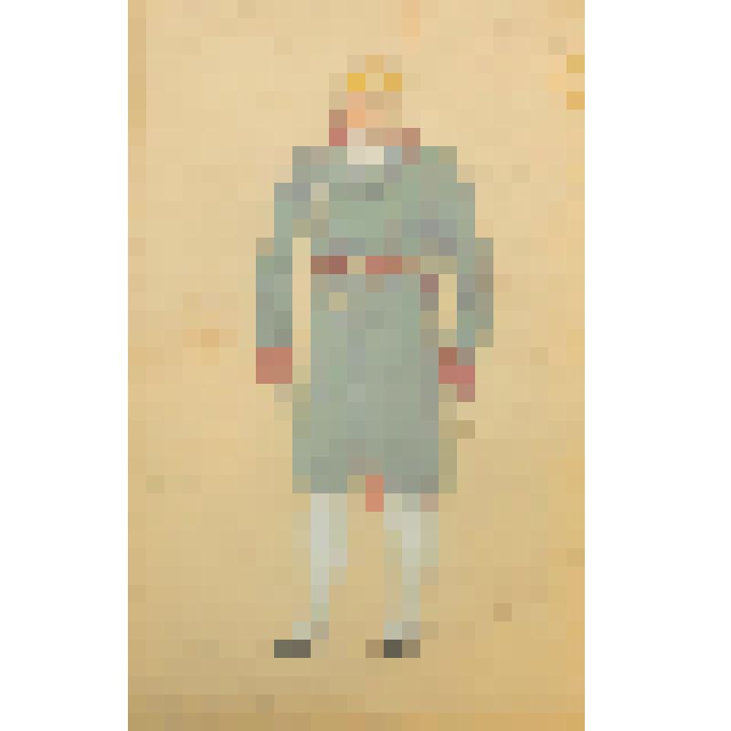 Эскиз костюма. "Петрушка". "Горе от ума" (Режиссер Б.Н. Норд). Москва, Госцентюз