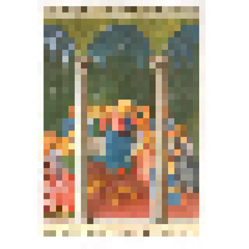 Открытка. Beato Angelico. Ultima Cena... The last Supper... [Последний ужин]