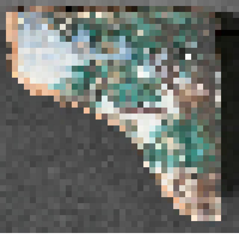 Изразец печной стенной расписной. Фрагмент угловой 