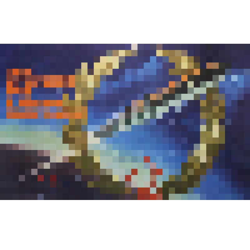 Плакат "Труд героический - путь к победам космическим!" Художник В. Викторов. "Советский художник", Москва, 1964 год