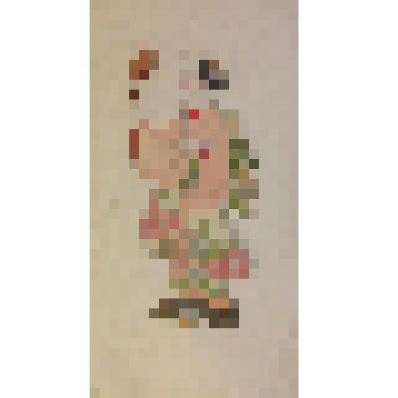 Эскиз женского костюма. Акико. "Японские сказки" (Постановка 1925 г. Реж.: Сац Н.И.). Москва, Московский театр для детей