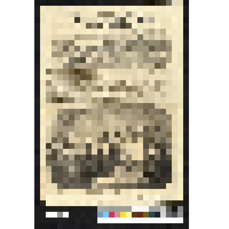 Лист из журнала. Вверху заставка - вид Парижа, внизу - сцена выборов президента Le bureau d'une Section a Paris recevant les votes pour la nomination du President