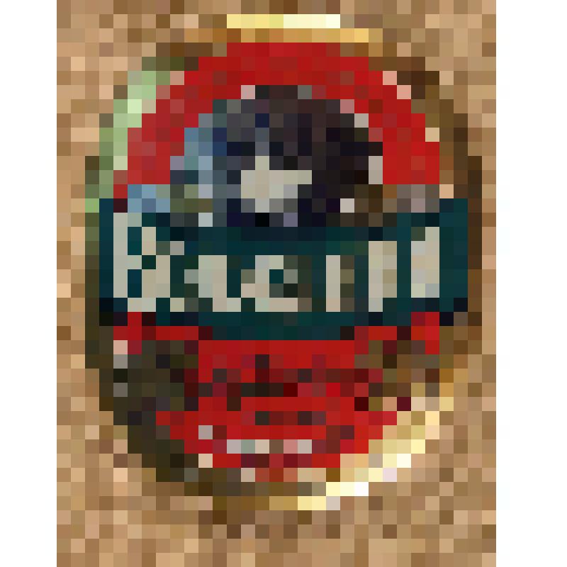 Этикетка бутылочная к пиву «Волжанин» (крепкое), из коллекции кольереток – этикеток горловых и этикеток бутылочных к пиву