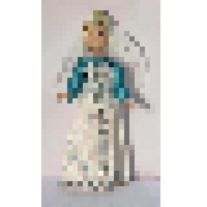 Кукла фарфоровая №6. "Свадебный костюм Псковской губернии". Из серии "Куклы в народных костюмах"