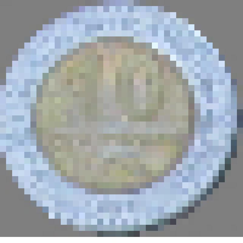 Монета иностранного государства. Уругвай. Номинал 10 песо