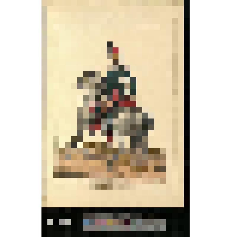 Всадник Почетной гвардии сицилийских войск в полной форме