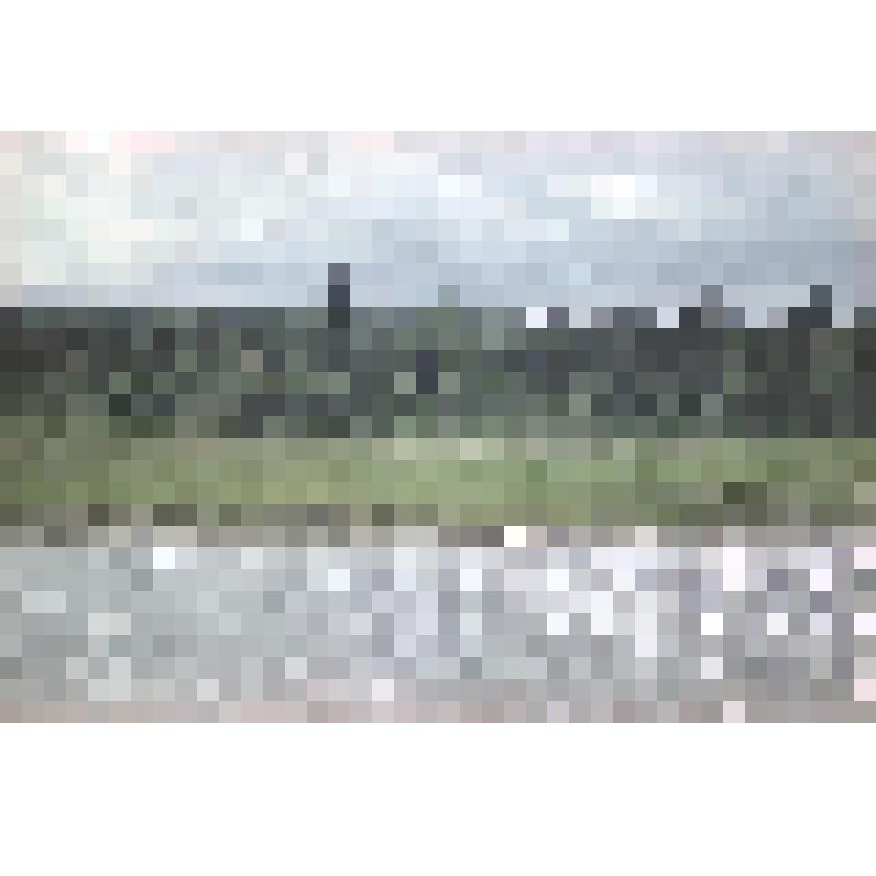 Негатив цветной. Вид на берег Северной Двины