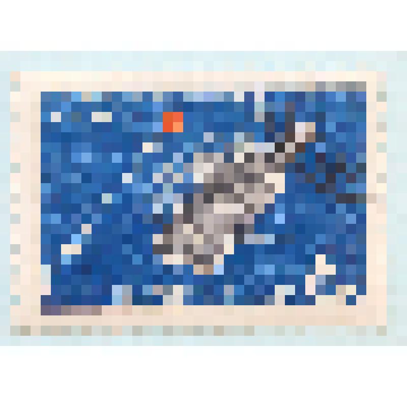 Знак почтовой оплаты СССР "Марка серии «День космонавтики». 1964г."