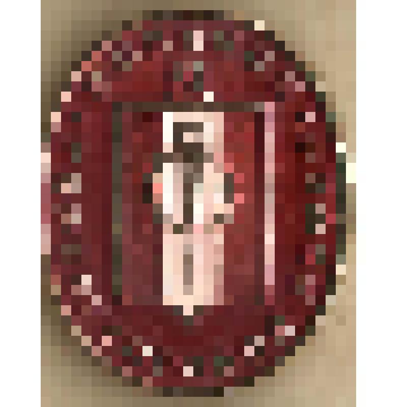 Значок нагрудный с изображением герба г.Копейска. Серия "Гербы городов РСФСР". Из коллекции по теме: "Геральдика"