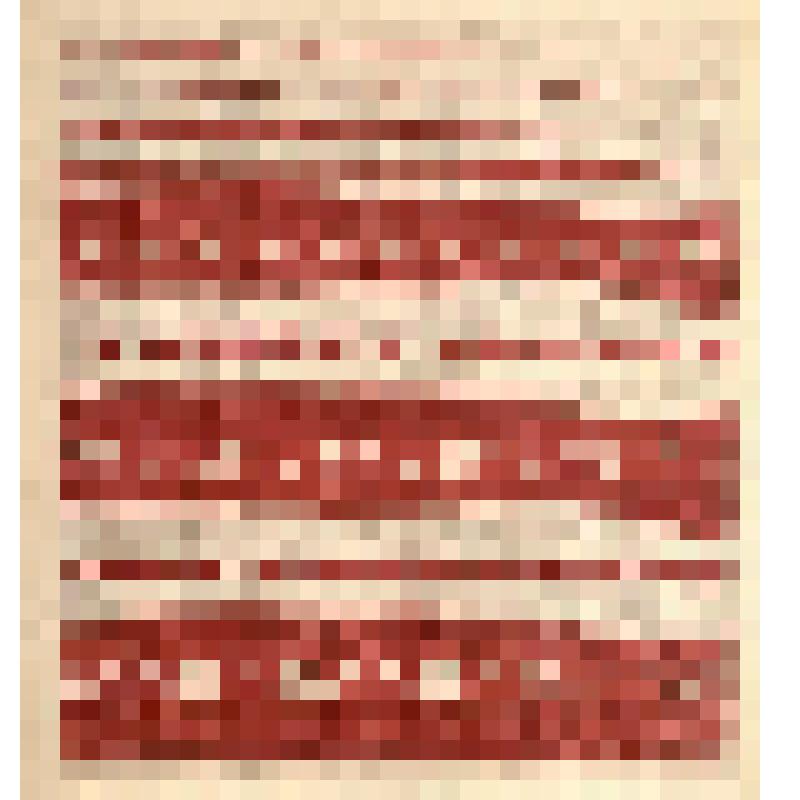 Зарисовка фрагмента рукава рубахи. Из альбома зарисовок "Русское народное ткачество. Рязанское ткачество"