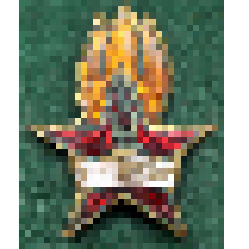 Значок с пятиконечной звездой монгольской пионерии