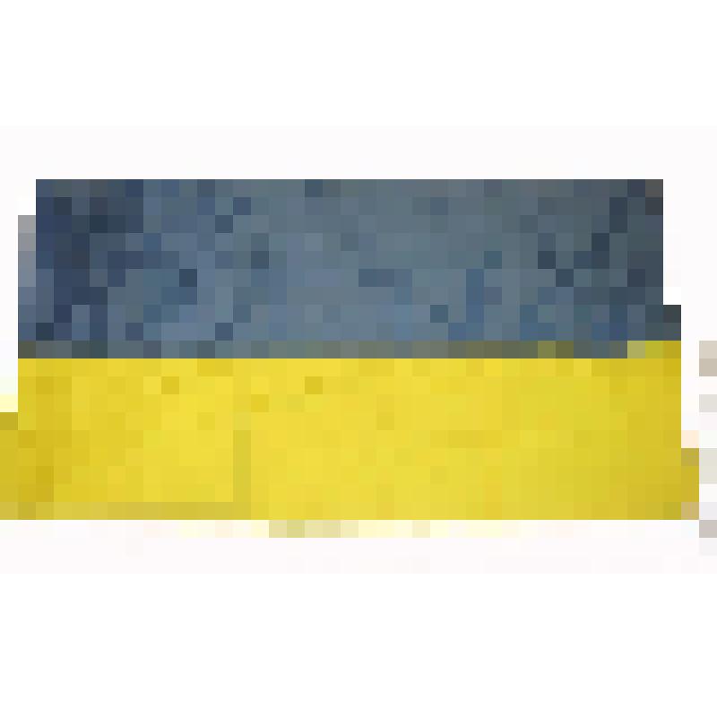 Флаг государственный Украины, самодельный