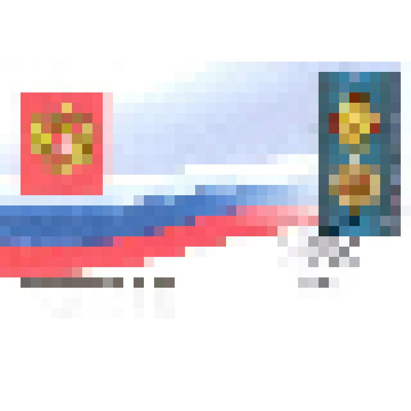 Конверт почтовый художественный с оригинальной маркой «Орден «За заслуги перед Отечеством» серии «Государственные награды Российской Федерации». Со штемпелем первого дня