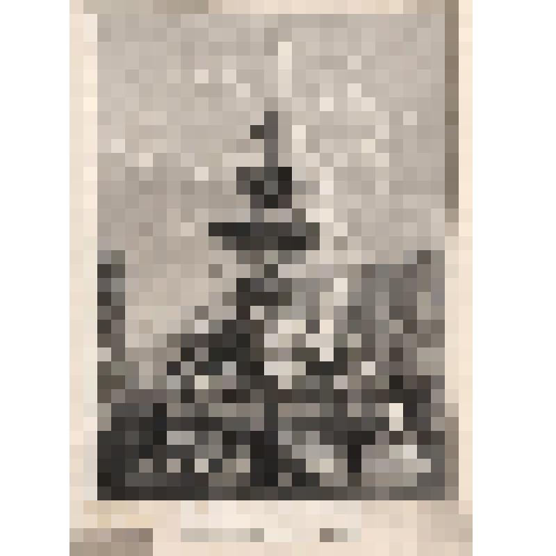 Гравюра. Residenzbrunnen. Фонтан «Резиденция»