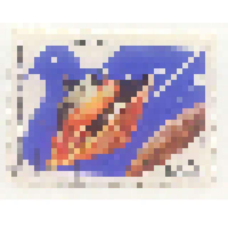 Марка почтовая. Куба. Спускаемый аппарат космического корабля "Марс-3" (СССР), 1971