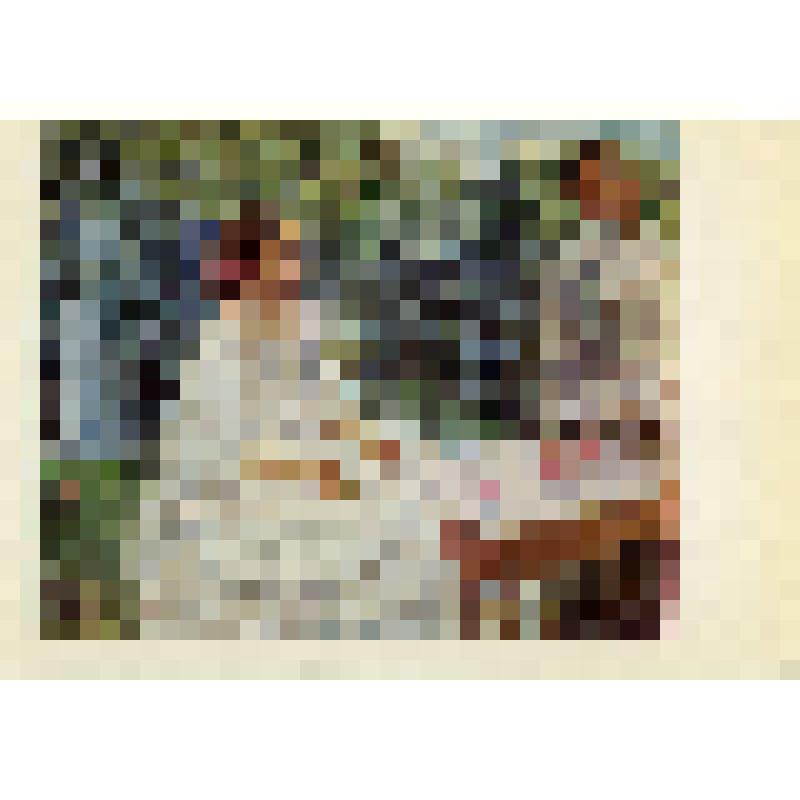 Открытка "Автопортрет с сестрой". 1898 г. В.Э. Борисов-Мусатов (1870-1905). Государственный Русский музей