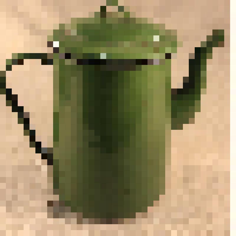 Кофейник эмалированный, из коллекции бытовых вещей семьи Бугаенко Павла Андреевича, профессора филологического факультета Саратовского государственного университета