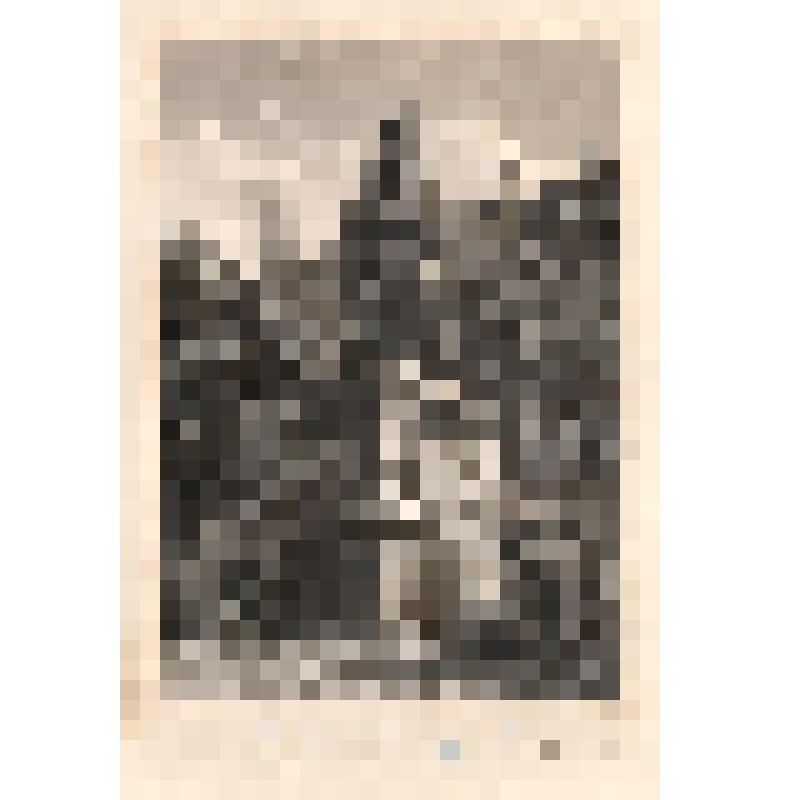 Гравюра. Monument de Goethe. Памятник Гёте