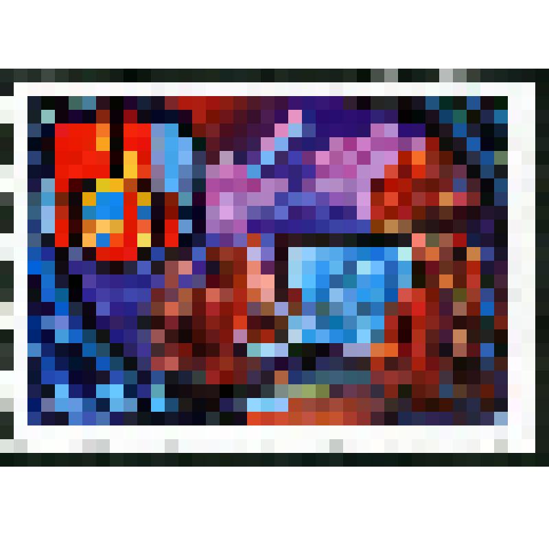 Почтовая марка СССР "Международные полеты в космос. Станция космической связи "Орбита" в Монгольской Народной Республике"