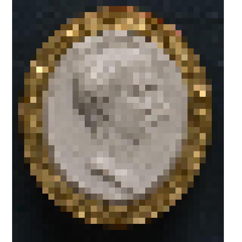 Гемма. Слепок. Голова римлянина вправо