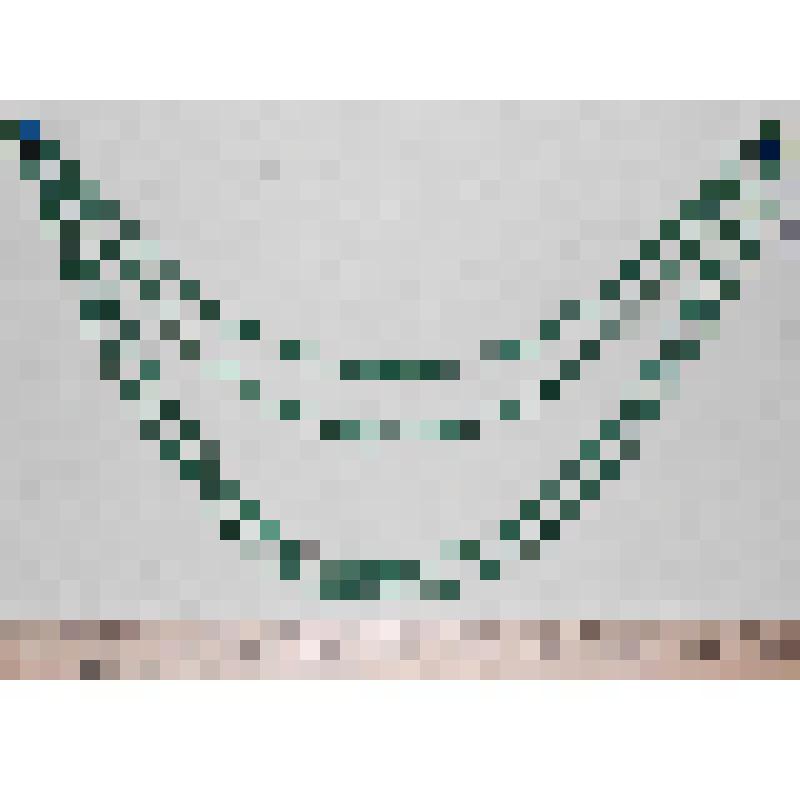 Бисер зеленый круглый уплощенный, №538 в низке